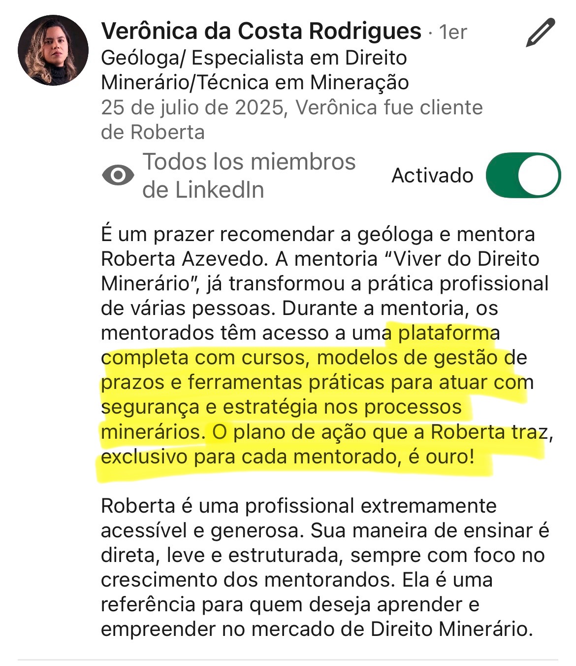 Depoimento Mentoria VDM 8
